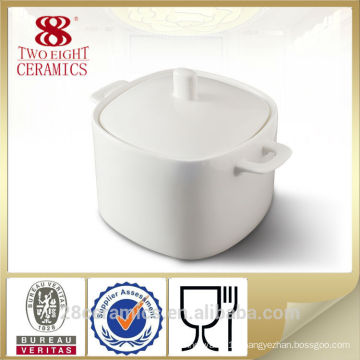 Wholesale fine royal porcelain ware, ceramic soup tureen for hotel